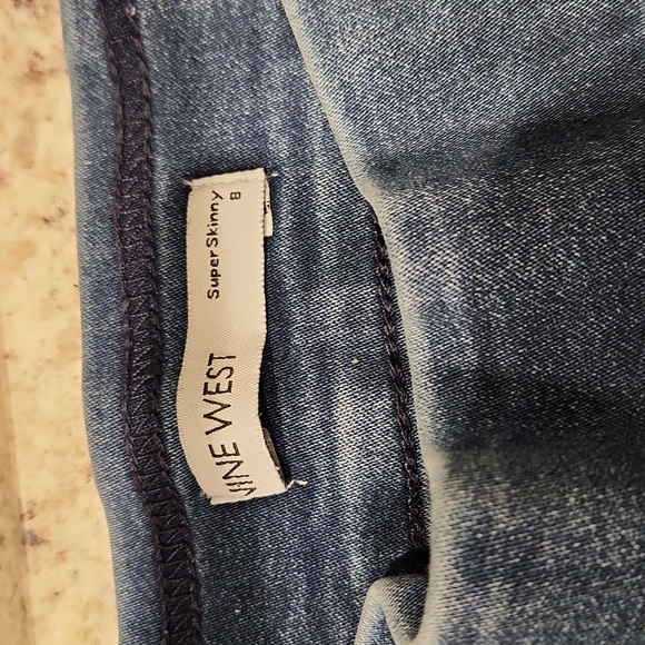 Nine West Women's Super Skinny Pull On Jeans (Size 8) - Picture 4 of 9